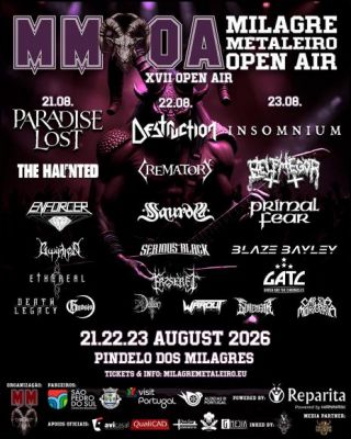 Milagre Metaleiro Open Air 2026 promete tr&ecirc;s dias de metal em S&atilde;o Pedro do Sul!